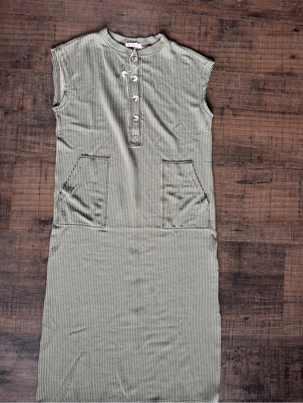 Sleeveless Ribbed Knit Jumpsuit in Olive